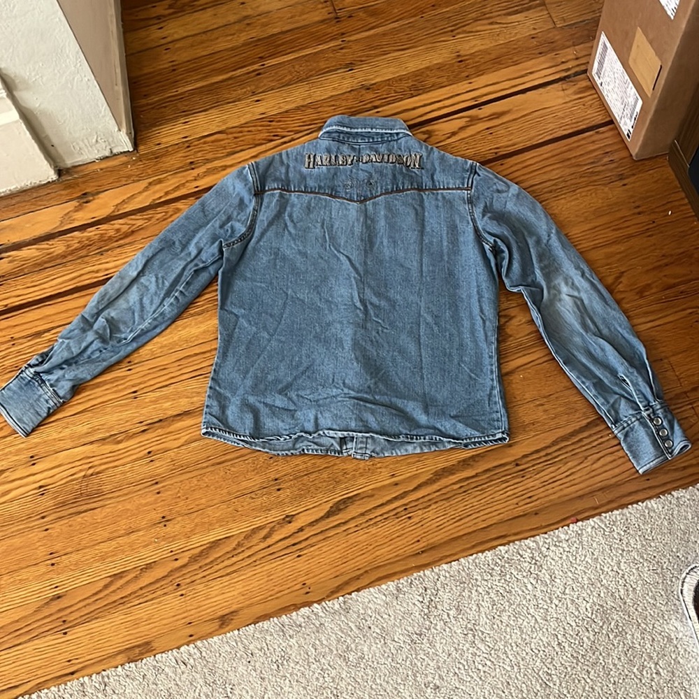 HARLEY DAVIDSON Denim biker Jacket